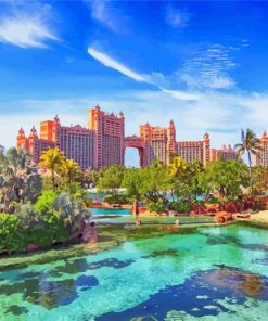Atlantis The Palm paint by number
