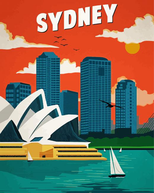 Australia Sydney paint by numbers
