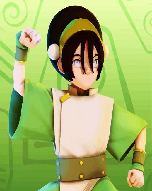 Avatar Toph Beifong paint by number