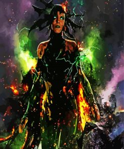 Avengers Hela paint by number