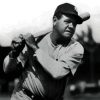 Babe Ruth Baseballer paint by number