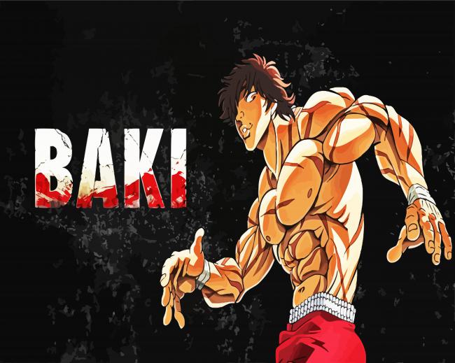 Baki Anime Poster paint by number