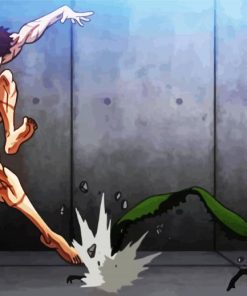 Baki The Grappler Fighting Mantis paint by number
