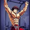 Baki The Grappler Training paint by number