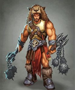 Barbarian paint by number