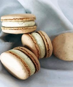 Beige Macaron paint by number