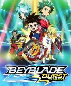 Beyblade Burst Anime paint by numbers
