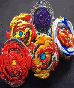 Beyblade Animation paint by numbers
