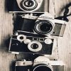 Black And White Cameras paint by number