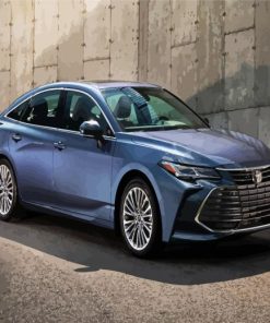 Blue Toyota Avalon paint by number