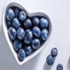 Bluberries In Heart Bowl paint by number
