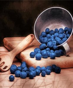 Bluberries Still Life paint by number