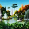Botanical Garden Art paint by numbers
