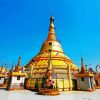 Botataung Kyaik Dae Ap Sandaw Oo Pagoda Yangon paint by number
