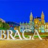 Braga City Portugal paint by numbers