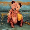 Brown Teddy Bear paint by number