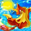 Buizel Pokemon Anime paint by number