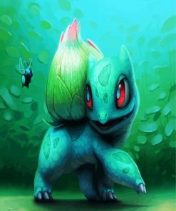 Bulbasaur paint by number
