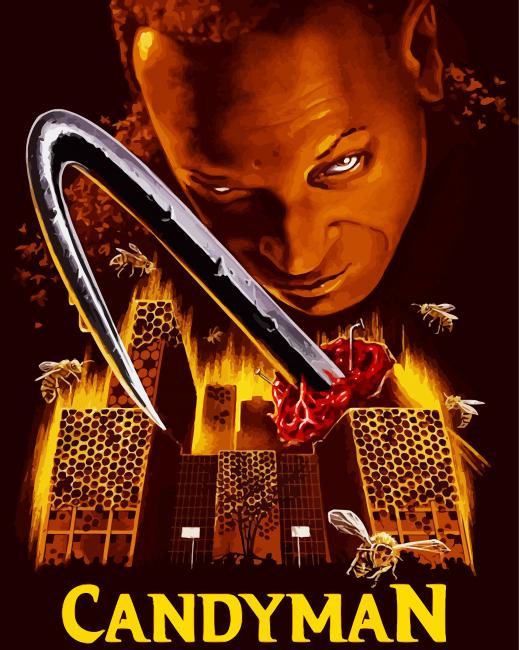 Candyman Poster paint by numbers