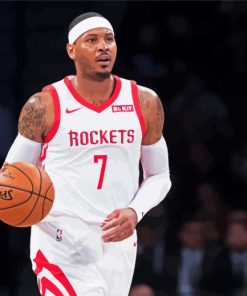 Carmelo Anthony Basketball Player paint by numbers