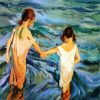 Children In The Sea Sorolla Art paint by number
