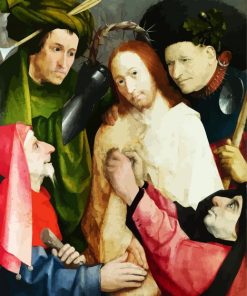 Christ Crowned With Thorns By Bosch paint by number