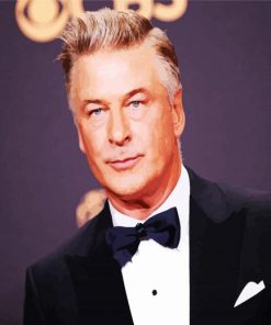 Classy Alec Baldwin paint by number