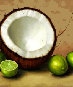 Coconut And Limes paint by numbers