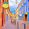 Colorful Street In Zagreb paint by numbers