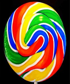Colorful Lollipop paint by number