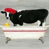 Cow In Tub paint by number