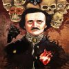 Creepy Allan Poe paint by numbers
