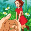 Cute Arrietty Animation paint by numbers