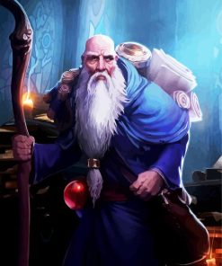 Deckard Cain Diablo Game paint by number