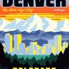 Denver City Poster paint by number
