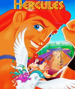 Disney Animation Hercules paint by number