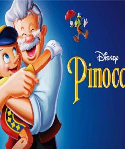 Disney Pinocchio Movie paint by numbers