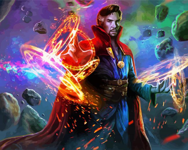 Doctor Strange paint by number