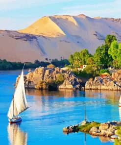 Egypt Nile River paint by numbers