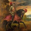 Equestrian Portrait Of Charles V By Tiziano paint by number