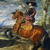 Equestrian Portrait Of The Count Duke Of Olivares Velazquez paint by number
