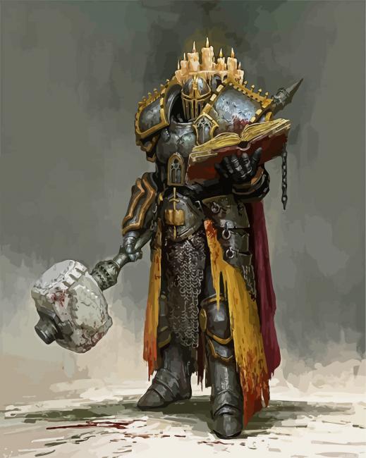 Fantasy Armor paint by number