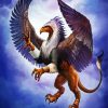 Fantasy Griffin paint by number