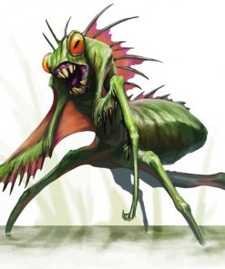 Fantasy Mantis paint by numbers