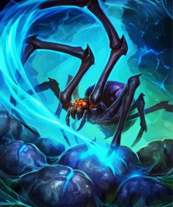 Fantasy Spider Art paint by number