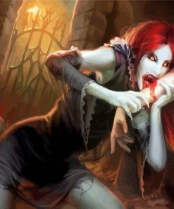 Fantasy Vampire paint by number