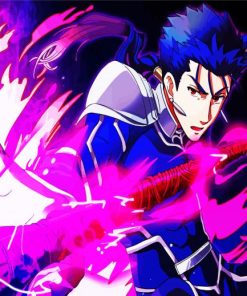 Fate Zero Lancer Art paint by number