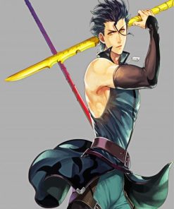 Fate Zero Lancer paint by number