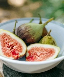 Figs Bowl Food paint by numbers
