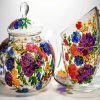 Floral Teapot And Cups paint by number
